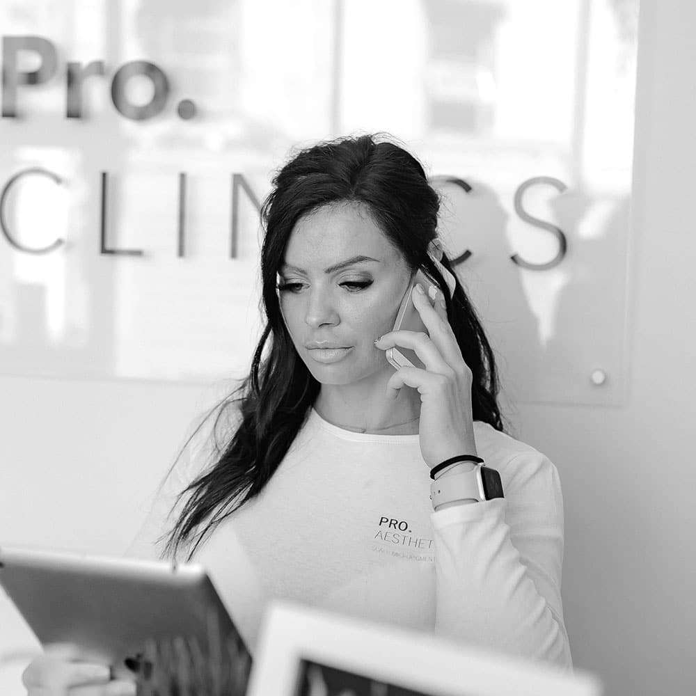andrea gall on the phone